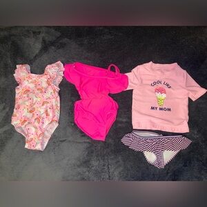 Toddler girl 2T bathing suits